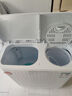 揚子集團洗衣機半自動(dòng)老式家用雙桶大容量雙缸洗衣機藍光 洗脫雙筒小型波輪 10公斤 強勁電機-雙人款 雙缸 曬單實(shí)拍圖