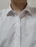 貓人襯衫男長(cháng)袖純色商務(wù)職業(yè)正裝男士棉質(zhì)白襯衫工裝外套休閑襯衣男 曬單實(shí)拍圖