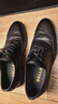 百麗（Belle）通勤商務(wù)鞋男商場(chǎng)同款真皮正裝鞋純色系帶7TN01AM3預售 黑色 41 (255mm) 曬單實(shí)拍圖