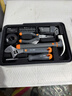 得力（deli）家用工具箱電鉆電動(dòng)螺絲刀扳手老虎鉗卷尺螺絲刀組合工具套裝 曬單實(shí)拍圖
