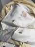 無(wú)印良品卡通純棉兒童被套120x150cm單件100%全棉嬰幼兒園被罩三件套 KP萌寵國度【100%全棉 適合裸睡】 120x150cm【被套單件】 曬單實(shí)拍圖