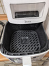 美的（Midea）新風(fēng)炎烤空氣炸鍋0氟涂層 多功能雙熱源免翻面 雙可視大視窗空氣炸鍋蒸烤一體6.5L大容量 KZC6521 曬單實(shí)拍圖