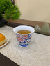兮元記一露蓮升青花釉里紅陶瓷功夫茶杯主人杯個(gè)人專(zhuān)用高足杯品茗杯 一露蓮升青花釉里紅高足蓮花杯 曬單實(shí)拍圖