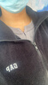 蓋璞（GAP）女裝春款刺繡logo搖粒絨寬松百搭拉鏈立領(lǐng)外套829622 黑色 S (160/84A)亞洲尺碼【偏大,建議拍小一碼】 曬單實(shí)拍圖