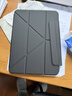 閃魔適用iPad pro2025保護殼11英寸四邊磁吸拆分24款通用蘋(píng)果平板透明亞克力保護套曜石黑 曬單實(shí)拍圖