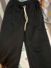 回力黑色褲子女2026新款春秋季寬松運動(dòng)褲顯瘦休閑褲小個(gè)子闊腿直筒褲 曬單實(shí)拍圖