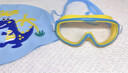 馬博士泳鏡兒童洗頭神器寶寶防霧防水大框游泳眼鏡嬰兒洗澡護目鏡藍黃 曬單實(shí)拍圖
