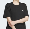 adidas情侶休閑純棉上衣圓領(lǐng)短袖T恤男女夏季阿迪達斯官方輕運動(dòng) 黑色   S 曬單實(shí)拍圖