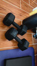 特步（XTEP）啞鈴男女士六角家用運動(dòng)健身器材舉重組合套裝包膠小亞玲2.5KG*2 曬單實(shí)拍圖