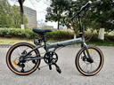 京東京造 F8折疊自行車(chē)禧瑪諾7速鋁合金20英寸成年人學(xué)生通勤單車(chē)太空灰 曬單實(shí)拍圖