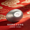 足銀9999純銀實(shí)心銀元寶投資理財白銀銀錠子銀擺件收藏送禮 50g 曬單實(shí)拍圖
