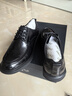 金利來(lái)（Goldlion）【春夏煥新】男鞋都市正裝皮鞋舒適耐磨德比鞋50823024401A黑色39 曬單實(shí)拍圖