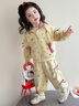 迪士咪魯（DISHIMILU）女童寶寶套裝春裝2026新款春秋休閑1-8歲兒童裝女孩春季小孩衣服 XT875(外套+褲子）-黃色 110 碼/身高100-110cm（3-4歲） 曬單實(shí)拍圖