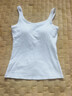 歐迪芬【免穿文胸含桑蠶絲】吊帶背心女打底內搭7A抗菌帶胸墊可外穿L 曬單實(shí)拍圖