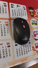 聯(lián)想（Lenovo） 無(wú)線(xiàn)藍牙雙模鼠標 便攜辦公鼠標 人體工程學(xué)設計 適用臺式機一體機筆記本平板 Howard黑色 曬單實(shí)拍圖