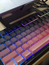 狼蛛（AULA）S3187/S99無(wú)線(xiàn)藍牙有線(xiàn)三模鍵盤(pán)鼠標套裝機械手感側刻電腦鍵盤(pán) RGB靜音鍵盤(pán)辦公游戲電競專(zhuān)用 S3187三模RGB【黑莓粉】84鍵 曬單實(shí)拍圖
