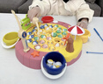 JAJC兒童釣魚(yú)玩具1-3歲寶寶益智早教啟蒙男女孩電動(dòng)磁性玩具生日禮物 趣味電動(dòng)釣魚(yú)機粉【21魚(yú)6桿】 曬單實(shí)拍圖