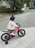 途銳達京東自營(yíng)超輕鋁合金兒童自行車(chē)3-6歲女孩單車(chē)元旦禮物蜂鳥(niǎo)16寸粉 曬單實(shí)拍圖