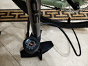 喜德盛（xds）自行車(chē)鎖打氣筒燈碼表坐墊座墊充氣泵騎行水壺手套崔克捷安特可用 立式打氣筒-鈦金黑 曬單實(shí)拍圖