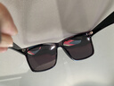 雷德蒙偏光太陽(yáng)鏡男士墨鏡開(kāi)車(chē)專(zhuān)用眼鏡女款眼睛防曬防紫外線(xiàn)司機駕駛鏡 亮黑框 黑灰偏光片(禮盒包裝) 曬單實(shí)拍圖