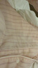 無(wú)印良品（MUJI）女式 無(wú)側縫雙層紗織 睡衣 家居服套裝  淺粉色條紋6s M 曬單實(shí)拍圖