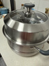 京東京造 蒸鍋 大容量304不銹鋼湯鍋加厚燉蒸煮燃氣灶家用 雙層28cm 曬單實(shí)拍圖