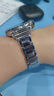 優(yōu)倫詩(shī)適用華為手表gt6/watch5表帶41mm女款gt5三珠細款不銹鋼鋼帶gt4腕帶gt5pro手表金屬女士表帶18mm 【三珠-雙按蝴蝶扣】銀色 【41/42表盤(pán)】18MM接口通用 曬單實(shí)拍圖