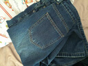 百圖（betu）女裝2026年春季新款牛仔闊腿褲配腰帶復古水洗八分褲褲子2602T70 牛仔色 L （牛仔色預售03/31發(fā)貨） 曬單實(shí)拍圖