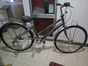 Maruishi官方旗艦店日本原裝進(jìn)口品牌雙臂軸傳動(dòng)軸無(wú)鏈條內三速丸石自行車(chē) HNA2633淺玻璃黑【26寸】 內3速 曬單實(shí)拍圖