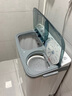 小鴨迷你雙桶洗衣機家用小型雙缸半自動(dòng)嬰兒童洗脫兩用 4.5公斤灰色加厚款【藍光+強勁動(dòng)力+洗脫兩用 雙缸 曬單實(shí)拍圖