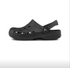 CROCS卡駱馳洞洞鞋貝雅洞洞鞋輕便運動(dòng)鞋耐磨一腳蹬拖鞋休閑鞋|10126 黑色-001 43 (270mm) 曬單實(shí)拍圖