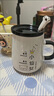 簡(jiǎn)約陶瓷馬克杯喝水杯帶蓋勺創(chuàng  )意個(gè)性潮流情侶款一家人家用牛奶杯 掙錢(qián)的（陶瓷杯蓋+水滴勺）約380ml 曬單實(shí)拍圖