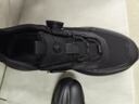 西域駱駝（VANCAMEL）男鞋春季網(wǎng)面透氣運動(dòng)旋紐扣休閑跑步登山氣墊大頭寬腳黑色老爹鞋 黑色 【定制款】 42 【標準皮鞋碼】 曬單實(shí)拍圖