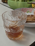 青蘋(píng)果日式石紋玻璃水杯280ml6只 加厚玻璃杯冰川杯茶杯啤酒杯高顏值 曬單實(shí)拍圖