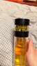 富光雙層玻璃杯茶水分離泡茶杯子 高硼硅玻璃水杯商務(wù)便攜男黑色300ml 曬單實(shí)拍圖