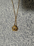 周六?；廊它S金項鏈女足金吊墜生日禮物計價(jià)A0612362 約3.34g 40+5cm 曬單實(shí)拍圖