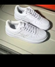 特步情侶男女板鞋小白鞋空軍一號春夏透氣耐磨百搭運動(dòng)板鞋休閑鞋 曬單實(shí)拍圖