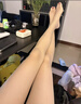 淶覓潤絲【0.01】開(kāi)襠絲襪絲滑超薄免脫連褲襪透明性感女襪 玉色 M碼  曬單實(shí)拍圖