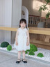 班喜迪女童連衣裙夏款2026洋氣兒童公主裙周歲寶寶禮服夏季網(wǎng)紗蓬蓬裙子 米色 110 曬單實(shí)拍圖