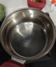愛(ài)仕達（ASD）湯鍋316L食品級加厚不銹鋼煮粥鍋復底蒸奶鍋24CM燃氣電磁爐通用B5 曬單實(shí)拍圖