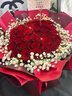 幽客玉品鮮花速遞紅玫瑰花束表白送女友老婆生日禮物全國同城配送 33朵紅玫瑰花束—女王款 曬單實(shí)拍圖