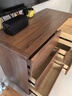 TKRK德國品牌實(shí)木斗柜收納柜臥室客廳簡(jiǎn)約邊柜儲物柜胡桃色柜子五斗柜 胡桃色六斗柜長(cháng)100CM-落地款 曬單實(shí)拍圖