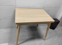 朗程折疊餐桌家用小戶(hù)型可伸縮4-6人吃飯餐桌椅子全套出租房2025新款 升級加固（70%選擇）丨原木色丨展開(kāi)120*80 曬單實(shí)拍圖
