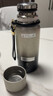 格米（germ）內外純鈦保溫杯男女士溫顯水杯直飲泡茶杯高端禮物杯子580ML黑銀 曬單實(shí)拍圖