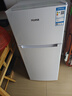 奧馬（Homa）126升兩門(mén)白色小冰箱二級能效節能小型電冰箱兩門(mén)二門(mén)家用租房宿舍辦公R2-126H 曬單實(shí)拍圖