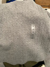 優(yōu)衣庫女裝紐花圓領(lǐng)針織衫/毛衣毛衫482969 04 煙灰色 M 曬單實(shí)拍圖