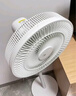 美的（Midea）【暴風(fēng)循環(huán)】空氣循環(huán)扇大風(fēng)量搖頭電風(fēng)扇家用臺式落地扇輕音臥室節能小風(fēng)扇柔風(fēng)輕羽扇 FGA24TQ 曬單實(shí)拍圖