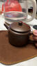 胖東來(lái)同款甄選大口茶壺敞口紫砂壺泡茶壺寬口功夫茶具大容量朱泥煮茶壺 紫漢瓦壺 曬單實(shí)拍圖