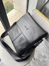 袋鼠真皮斜挎包男士包包單肩包2026新款牛皮包通勤男包商務(wù)公文包 款式一【細紋頭層牛皮】 曬單實(shí)拍圖