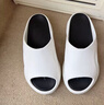 紅豆踩屎感拖鞋男款2026夏季室內家居防滑防臭足弓支撐運動(dòng)涼拖女外穿 白黑 42-43 正碼 曬單實(shí)拍圖
